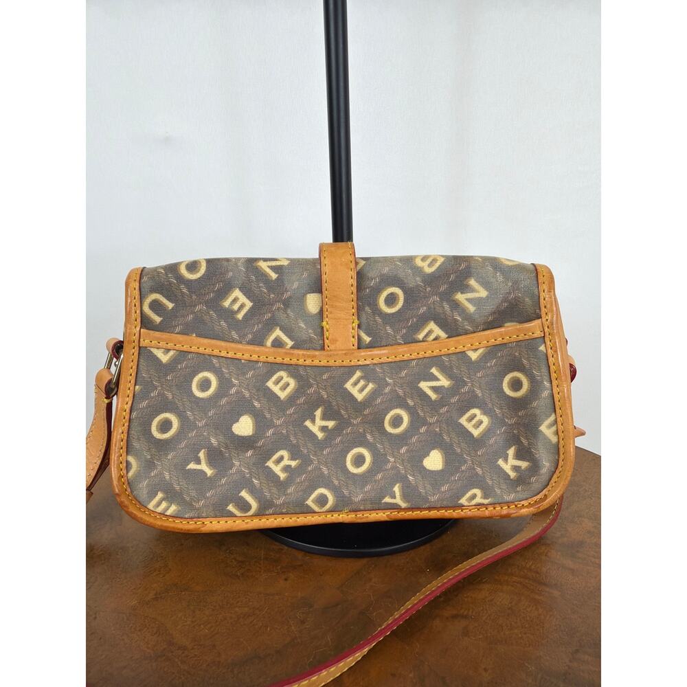 Dooney & Bourke Brown Monogram Crossbody with Tan Trim - Picture 4 of 12